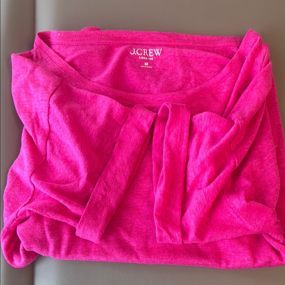 J. Crew Pink Short Sleeve Tee